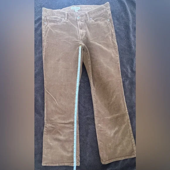 Lucky Brand Tan Corduroy High-Rise/Boot cut Jeans. Women’s Size 12/31. - Picture 7 of 10